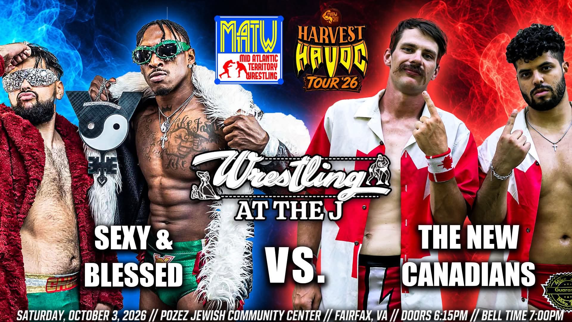 Sexy & Blessed vs. The New Canadians — tag team match